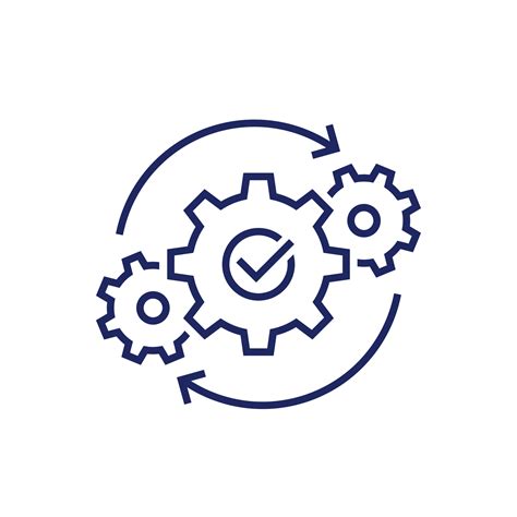 Operations Or Project Line Icon 6201632 Vector Art At Vecteezy