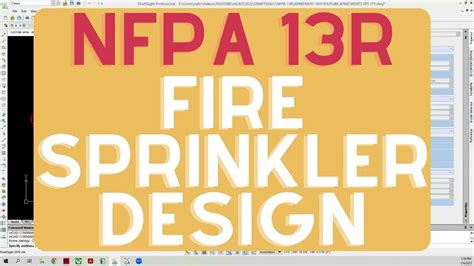 Nfpa 13r Fire Sprinkler System Design Youtube