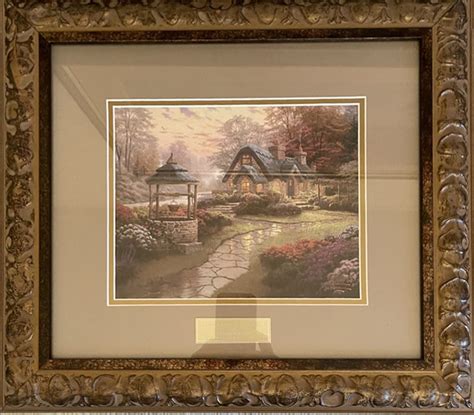 Rust Belt Revival Online Auctions Make A Wish Cottage By Thomas Kinkade