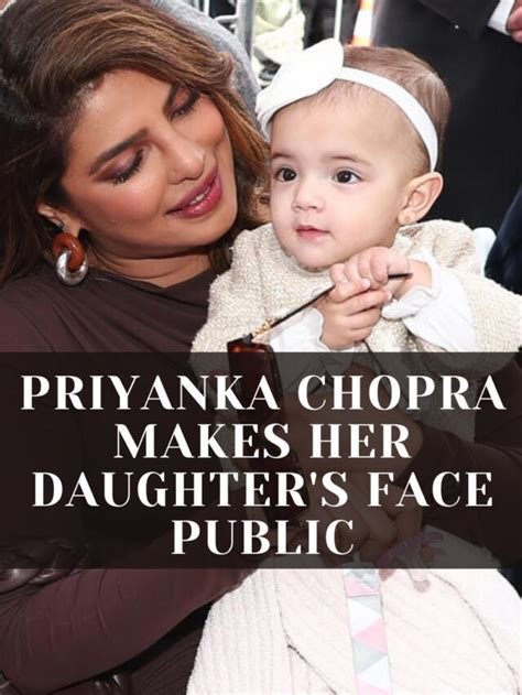 Finally Priyanka Chopra Reveals The Face Of Her Daughter Malti Marie