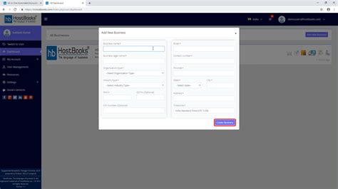 How To Create A Business In Hostbooks E Way Bill Software