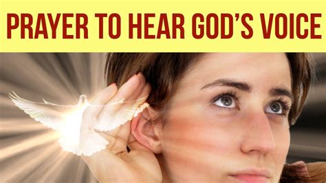 Prayer To Hear God S Voice Powerful YouTube