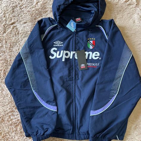 33％割引ブラック系s激安な Supreme 22ss Umbro Track Jacket アンブロ 黒 S ナイロンジャケット