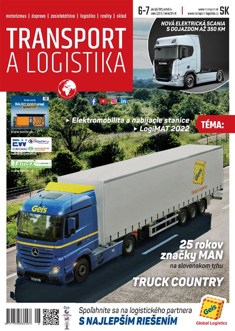 Magazín TRANSPORT a LOGISTIKA č 6 7 2022 Transport sk