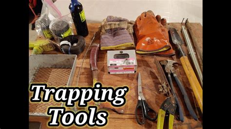 Trapping Tools For My Trapline Youtube