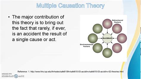 Accident Causation Theory Domino Theory Swiss Cheese Theory Multiple