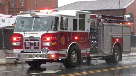 Conshohocken Fire Company Engine 35 Responding 11 24 19 YouTube