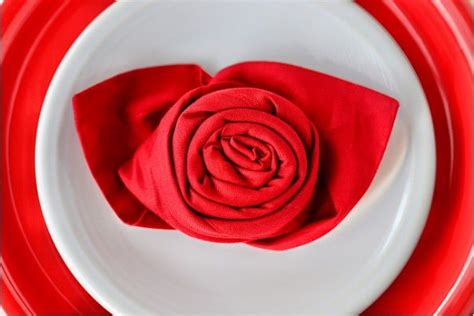 Elegant Napkin Rose Fold How To Fold Napkins Into Roses Napkin