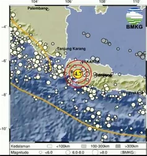 Gempa Mag 4 7 Guncang Sukabumi Getaran Terasa Hingga Bogor Depok Dan