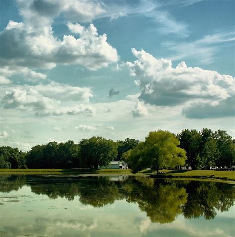 Cloudy Reflections Photograph By Kim Hojnacki Pixels