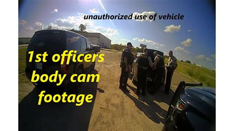 1st Officers Body Cam Unauthorized Use Of Motor Vehicle Youtube