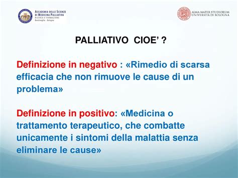 LE CURE PALLIATIVE Guido Biasco Ppt Scaricare