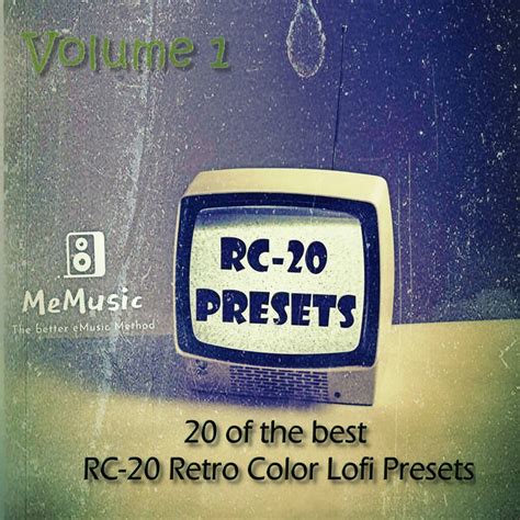 RC-20 Retro Color presets Volume 1 — PausePlayRepeat