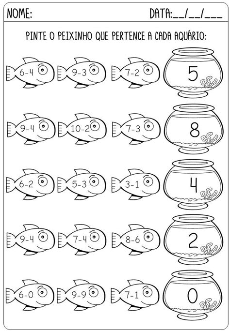 Criar Recriar Ensinar Atividades De Subtra O Matem Tica Atividades