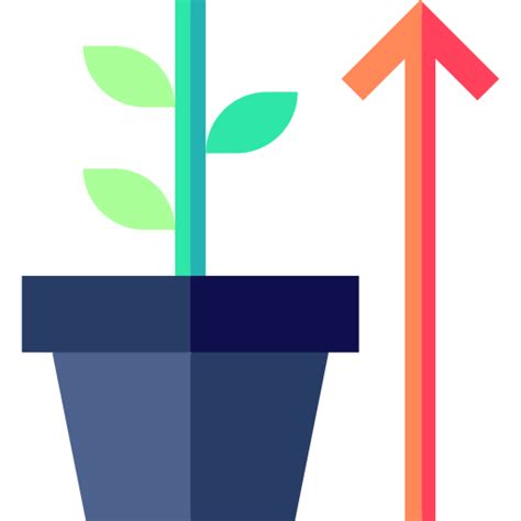 Grow Basic Straight Flat Icon