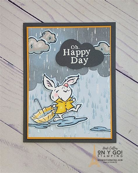 Stampin Up Playing In The Rain Friendship Card Sneak Peek Artofit