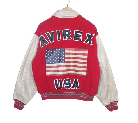 Avirex Rare Avirex Varsity Jacket American Wool Leather Jacket Grailed