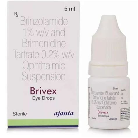 Brinzolamide Brimonidine Eye Drop Packaging Size 15 Ml At 111 Piece