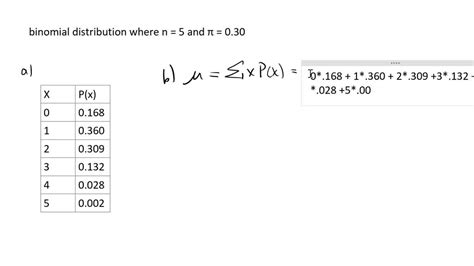 Solved Assume A Binomial Distribution Where N And A Refer