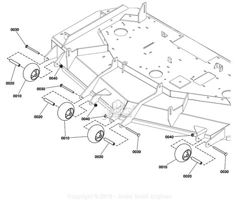 Ferris 5901578 Is2100z Series W 61 Mower Deck And Rops Is2100zbve2861ss Assemblies Parts