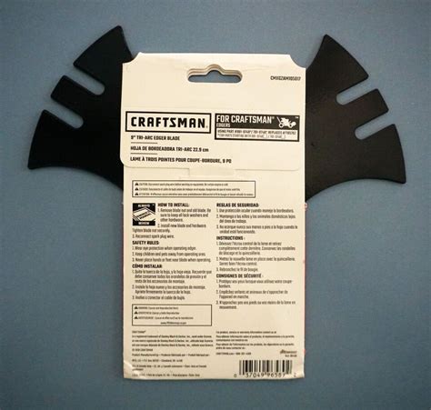 New Craftsman Tri Arc Edger Blade 7185767 9x9 58 Part 781 0748