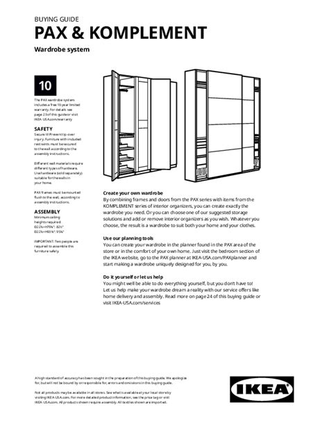 Ikea Pax And Komplement Wardrobe Buying Guide