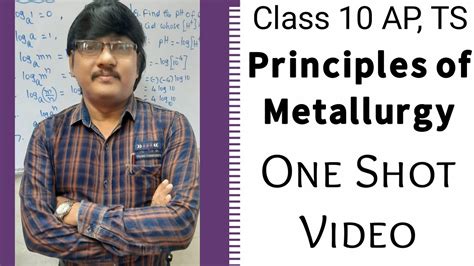 Principles Of Metallurgy One Shot Video Board Exam Series Physics