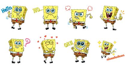 Detail Spongebob Stickers Whatsapp Koleksi Nomer