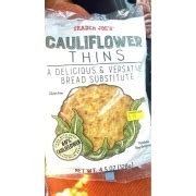 Trader Joe S Cauliflower Thins Calories Nutrition Analysis More