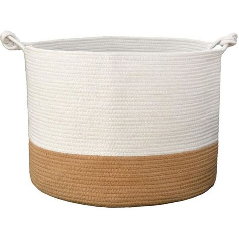 Panier Linge Extra Large En Corde De Coton Tress X Cm L