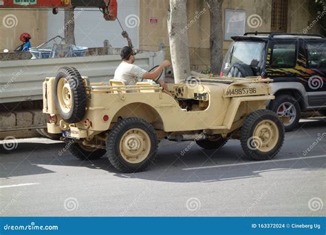 Jeep Militar Retro Imagen De Archivo Editorial Imagen De Guerra