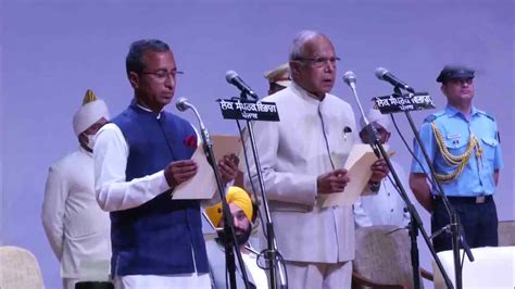 Punjab Cabinet Ministers Swearing In Ceremony Held At Raj Bhawan In