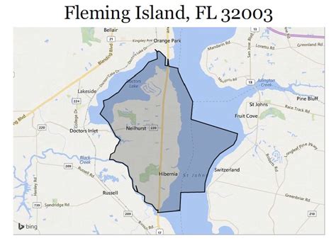 Where Is Fleming Island Florida On The Map | Cities And Towns Map