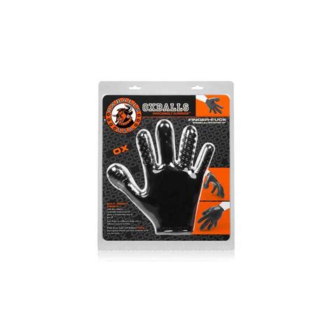 Oxballs Finger Fuck Glove Black 45 50