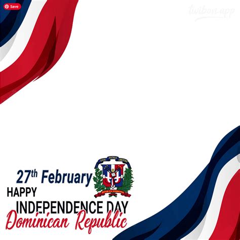 Happy Independence Day Dominican Republic Twibbon