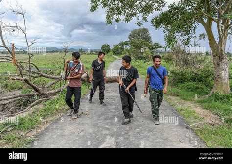 De Junio De Churachandpur Manipur India Los Miembros De La