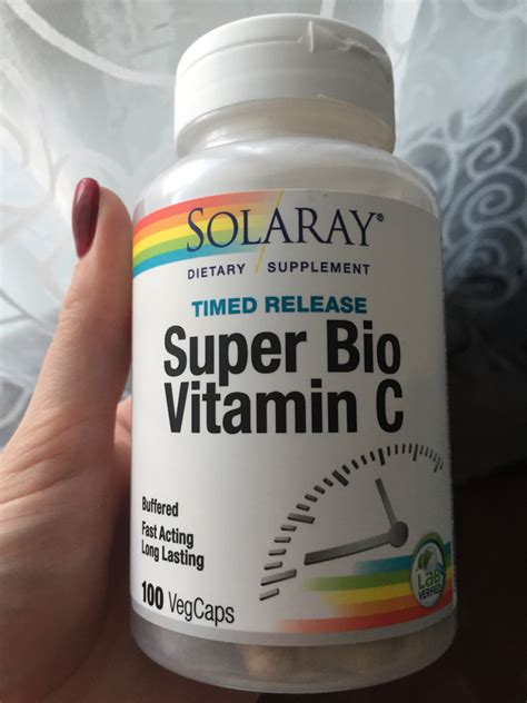 Витамины Solaray Super-Bio-Vitamin-C-Time-Releas | отзывы