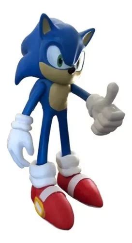 Boneco Sonic Azul 28cm Action Figure Articulado Colecionável MercadoLivre