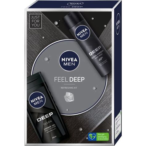 Nivea Men Feel Deep Σετ Ανδρικής Περιποίησης Skroutz gr