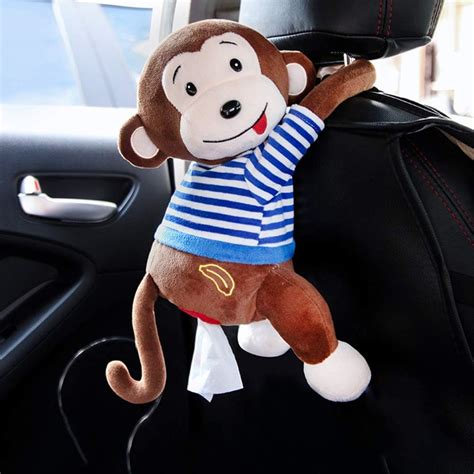 Amazon Monkey Tissue Holder For Car Monkey Butt Tissue Box Plush