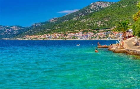 Neum Bosnia Herzegovina July Aerial View Coastal Region City