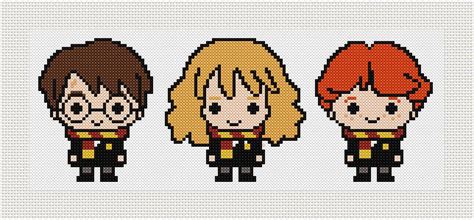 Harry Potter Cross Stitch Pattern Modern Harry Potter Cross Etsy