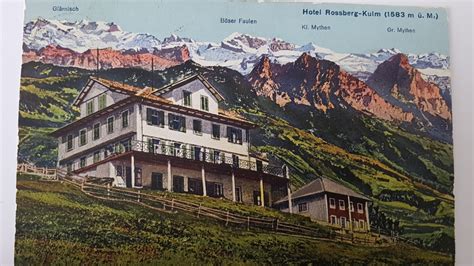 1888 Rossberg Kulm eröffnet Wildspitz