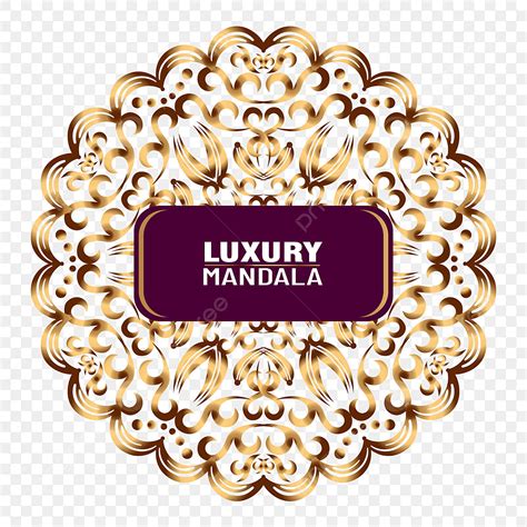 Luxury Ornamental Mandala Vector Art Png Beautiful Luxury Golden