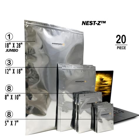 Pc Large Kit Nest Z Emp Mil Faraday Bags Faraday Defense Jbs