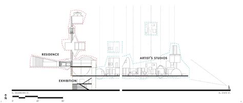 Architecture illustration, Artist studio, Diagram