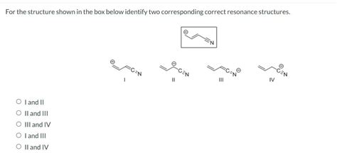 Solved For The Structure Shown In The Box Below Identify Two Chegg