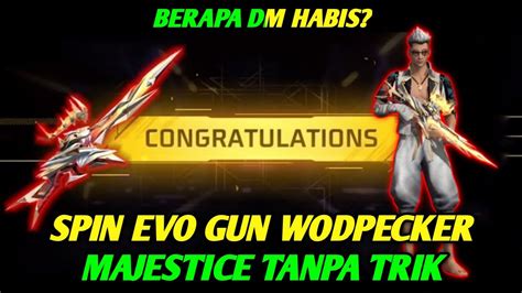 Berapa Dm Spin Habis Evo Gun Woodpecker Majestic Prowler Tanpa Trik