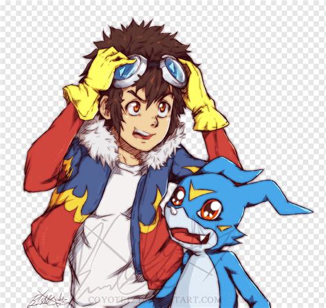 Davis Motomiya Veemon Gatomon Kari Kamiya Gabumon Digimon Davis