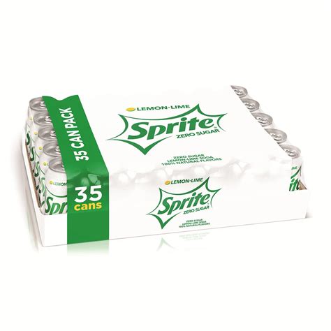 Sprite Zero 12 Fluid Ounce Cans Pack Of 35